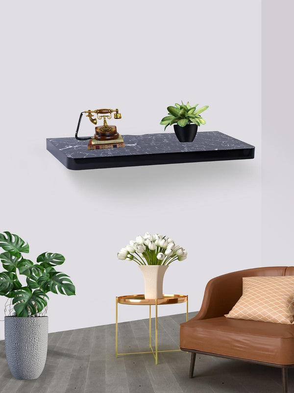 Rwandos Wall Shelf Length 60 CM  Black Marble