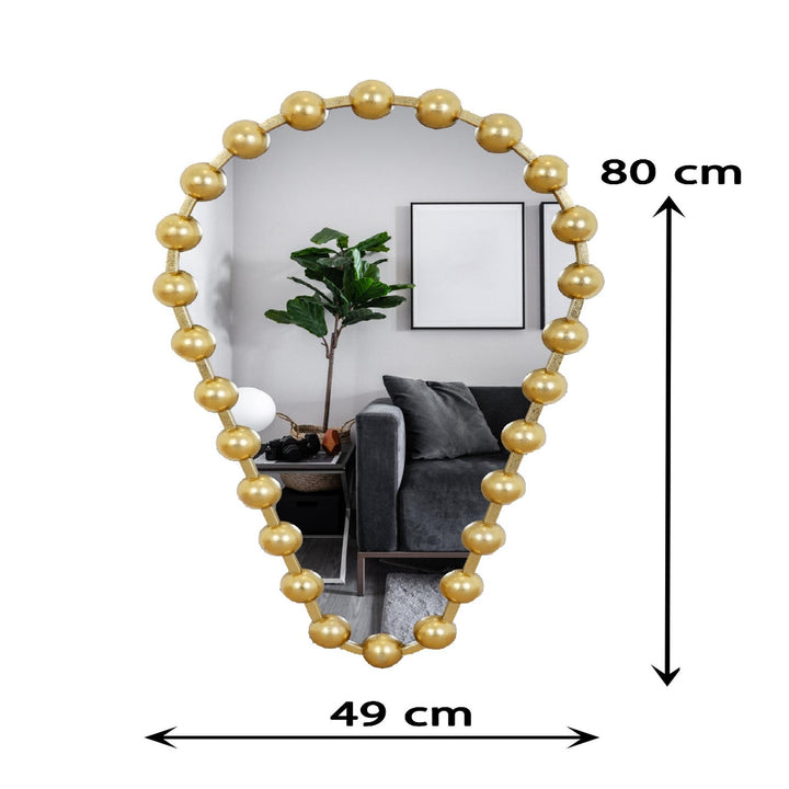 مرآة حائط بولارين  -  ذهبي