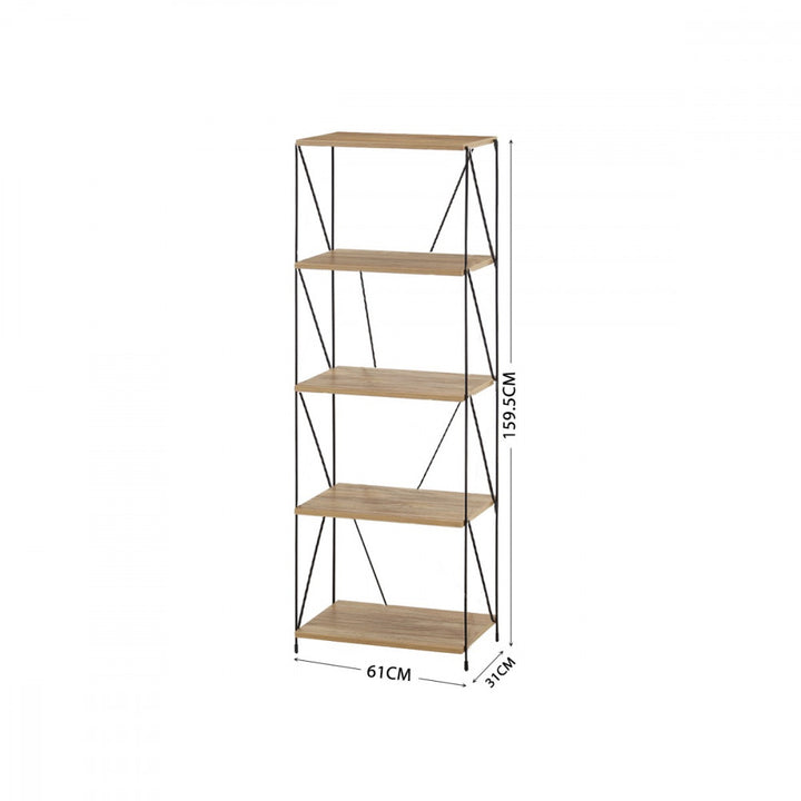 وحدة رفوف ماري خشب ماليزي 5 ادوار  متعددة الإستخدام خشبي
