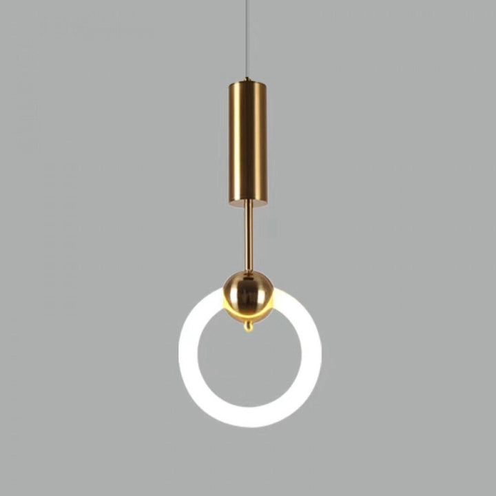 Modern golden Pendant Lighting circle shape