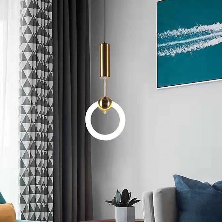 Modern golden Pendant Lighting circle shape